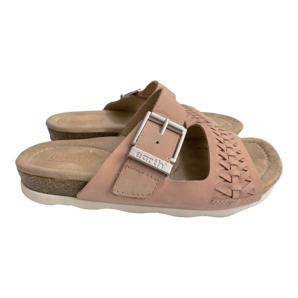 Earth Origins Emani Round Toe Casual Flat Slip-on Sandals size 7.5 - Picture 4 of 12